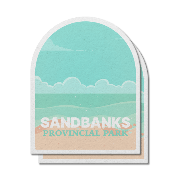 Sandbanks Ontario Provincial Park Waterproof Vinyl Sticker - Canada Untamed