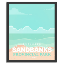 Charger l'image dans la galerie, Affiche « Exploré » du parc provincial Sandbanks