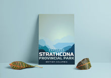 Charger l'image dans la galerie, Affiche « Exploré » du parc provincial Strathcona