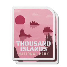 Load image into Gallery viewer, Thousand Island National Park of Canada Waterproof Vinyl Sticker - Canada Untamed