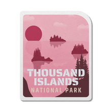 Load image into Gallery viewer, Thousand Island National Park of Canada Waterproof Vinyl Sticker - Canada Untamed