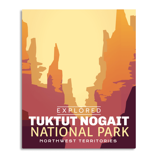 Tuktut Nogait National Park 'Explored' Poster