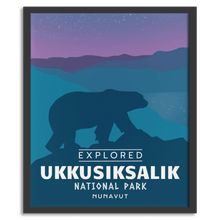 Charger l'image dans la galerie, Affiche « Exploration » du parc national d'Ukkusiksalik