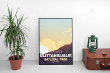 Load image into Gallery viewer, Ulittaniujalik National Park 'Explored' Poster