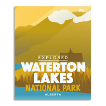 Load image into Gallery viewer, Waterton Lakes National Park 'Explored' Poster