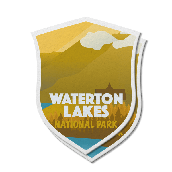 Waterton Lakes National Park of Canada Waterproof Vinyl Sticker - Canada Untamed