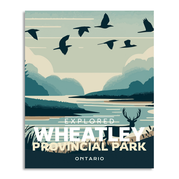 Wheatley Ontario Provincial Park 'Explored' Poster - Canada Untamed