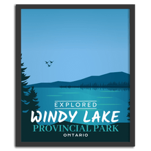 Load image into Gallery viewer, Windy Lake Provincial Park 'Explored' Poster