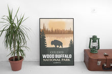 Charger l'image dans la galerie, Affiche « Exploré » du parc national Wood Buffalo