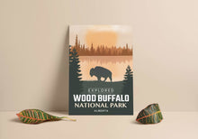 Charger l'image dans la galerie, Affiche « Exploré » du parc national Wood Buffalo