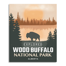 Charger l'image dans la galerie, Affiche « Exploré » du parc national Wood Buffalo
