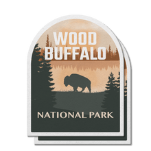 Charger l'image dans la galerie, Wood Buffalo National Park of Canada Waterproof Vinyl Sticker - Canada Untamed