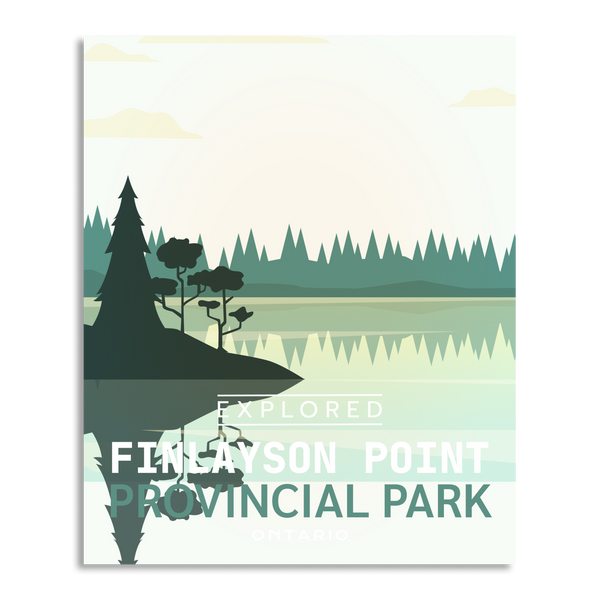 Finlayson Point Provincial Park 'Explored' Poster