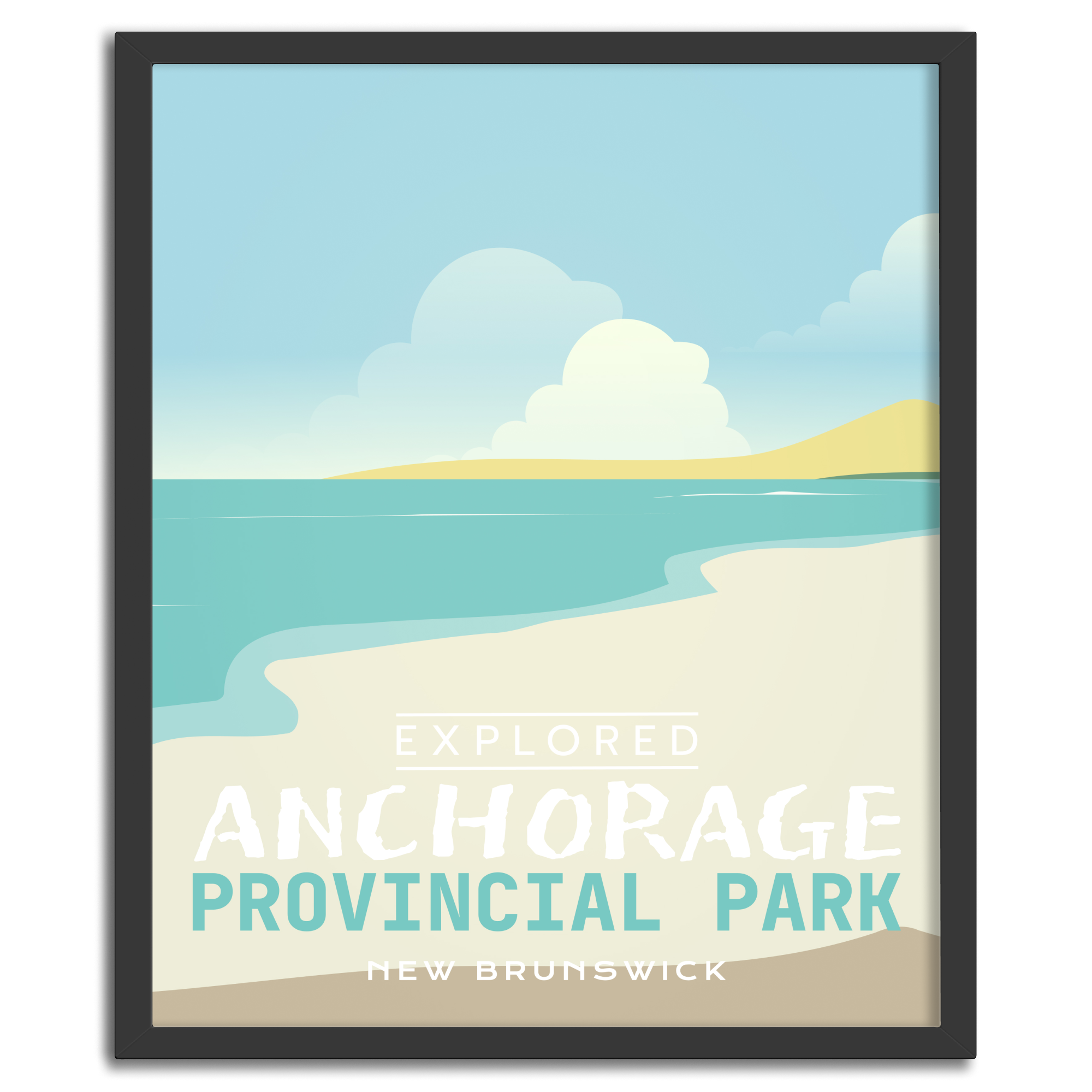 Anchorage Provincial Park 'Explored' Poster