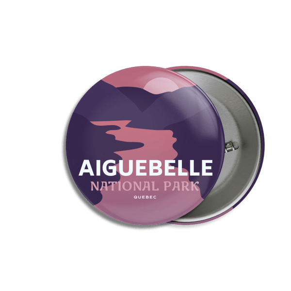 Aiguebelle National Park of Quebec Pinback Button - Canada Untamed