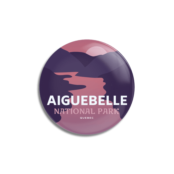 Aiguebelle National Park of Quebec Pinback Button - Canada Untamed