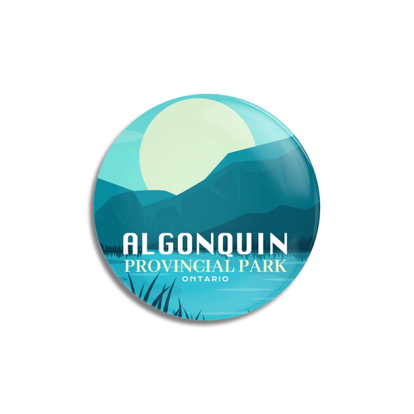 Algonquin Provincial Park of Ontario Pinback Button - Canada Untamed