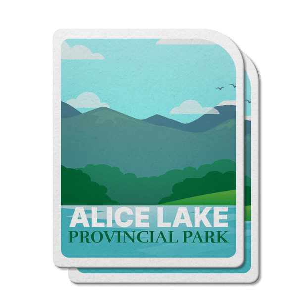 Alice Lake British Columbia Provincial Park Waterproof Vinyl Sticker - Canada Untamed