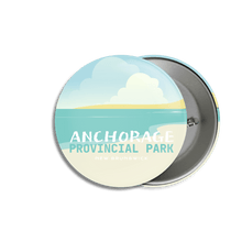 Load image into Gallery viewer, Anchorage Provincial Park of New Brunswick Pinback Button - Canada Untamed
