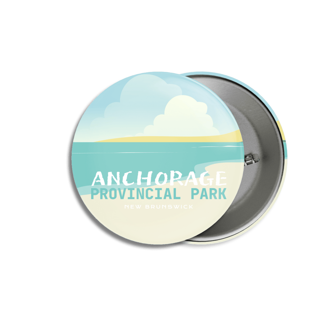 Anchorage Provincial Park of New Brunswick Pinback Button - Canada Untamed