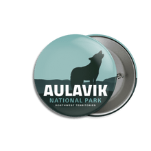 Load image into Gallery viewer, Aulavik National Park of Canada Pinback Button - Canada Untamed
