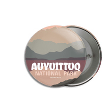 Load image into Gallery viewer, Auyuittuq National Park of Canada Pinback Button - Canada Untamed

