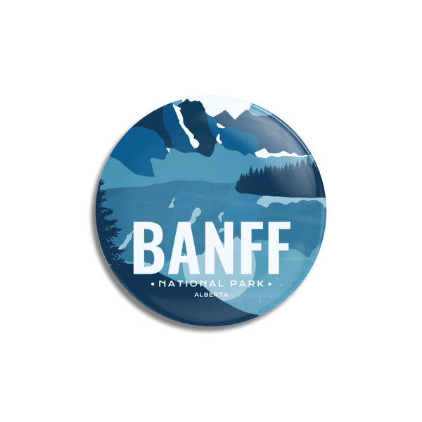 Banff National Park of Canada Pinback Button - Canada Untamed
