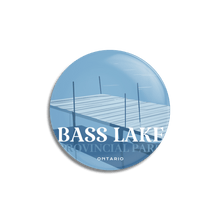 Charger l&#39;image dans la galerie, Bass Lake Provincial Park of Ontario Pinback Button - Canada Untamed
