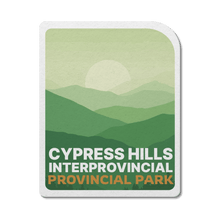 Load image into Gallery viewer, Cypress Hills Saskatchewan Provincial Park Waterproof Vinyl Sticker - Canada Untamed
