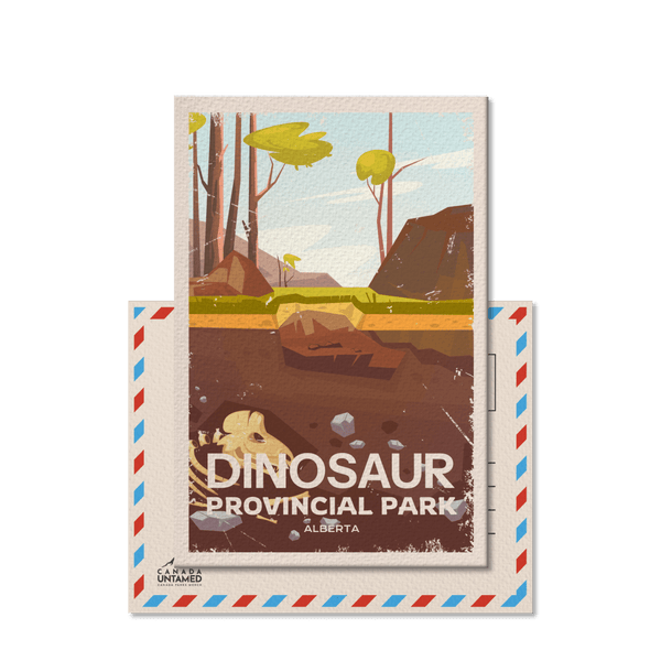 Dinosaur Alberta Provincial Park Postcard - Canada Untamed