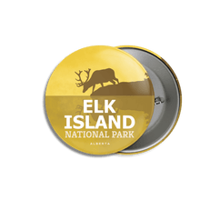 Load image into Gallery viewer, Elk Island National Park of Canada Pinback Button - Canada Untamed
