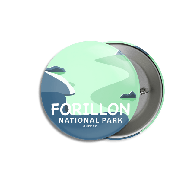 Forillon National Park of Canada Pinback Button - Canada Untamed