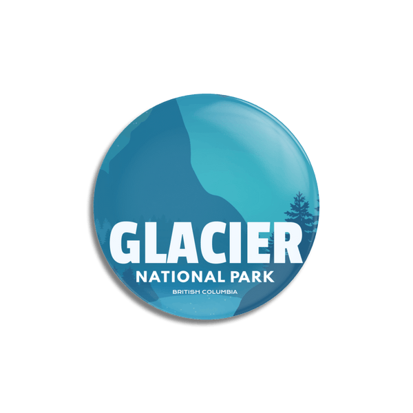 Glacier National Park of Canada Pinback Button - Canada Untamed