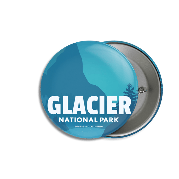 Glacier National Park of Canada Pinback Button - Canada Untamed