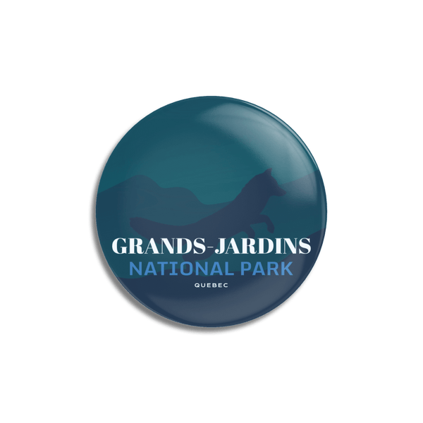 Grands-Jardins National Park of Quebec Pinback Button - Canada Untamed