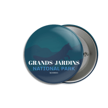 Load image into Gallery viewer, Grands-Jardins National Park of Quebec Pinback Button - Canada Untamed
