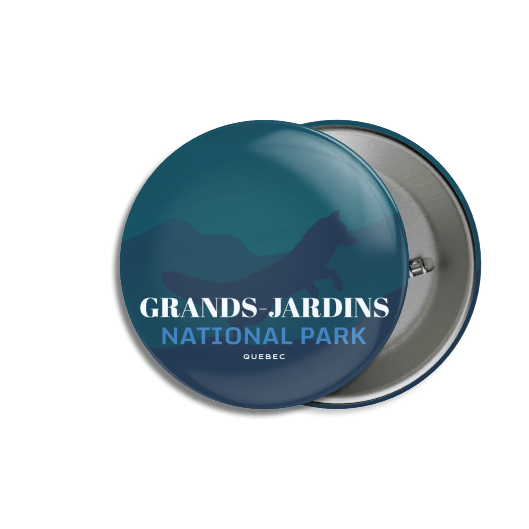 Grands-Jardins National Park of Quebec Pinback Button - Canada Untamed