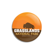 Load image into Gallery viewer, Grasslands National Park of Canada Pinback Button - Canada Untamed
