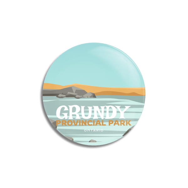 Grundy Provincial Park of Ontario Pinback Button - Canada Untamed
