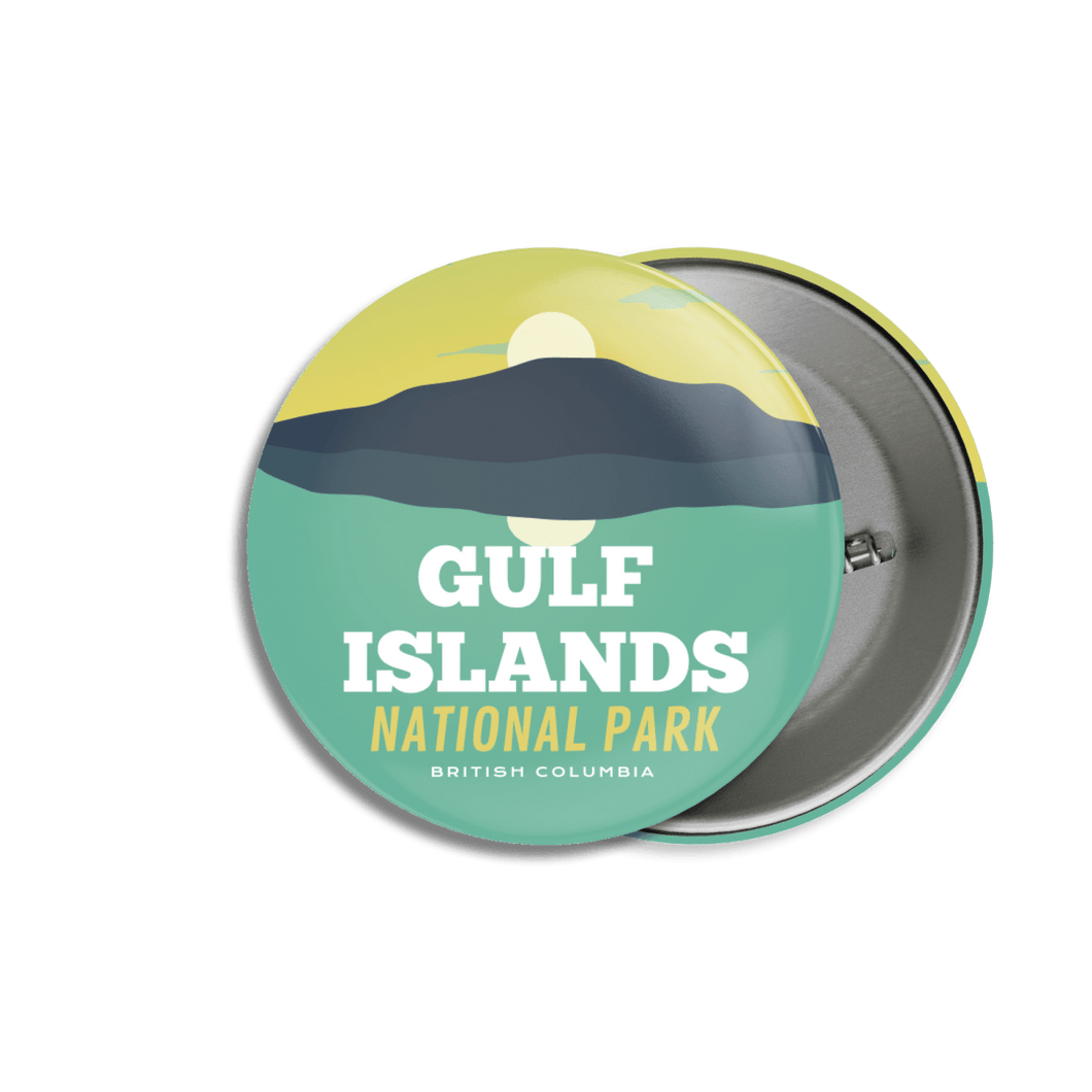 Gulf Islands National Park of Canada Pinback Button - Canada Untamed
