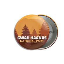 Load image into Gallery viewer, Gwaii Haanas National Park of Canada Pinback Button - Canada Untamed
