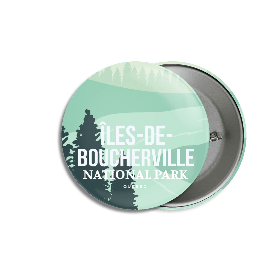 Iles-de-Boucherville National Park of Quebec Pinback Button - Canada Untamed