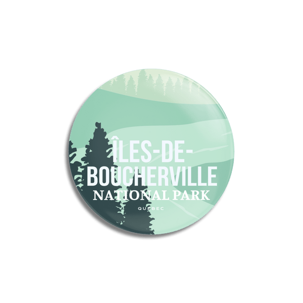 Iles-de-Boucherville National Park of Quebec Pinback Button - Canada Untamed