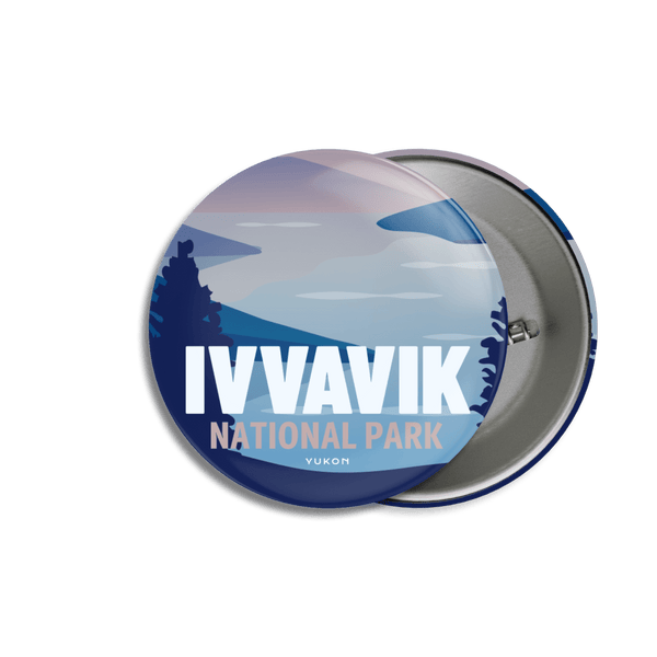 Ivvavik National Park of Canada Pinback Button - Canada Untamed
