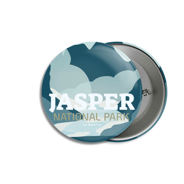 Jasper National Park of Canada Pinback Button - Canada Untamed