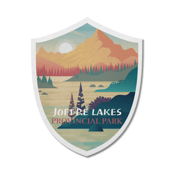 Joffre Lakes British Columbia Provincial Park Waterproof Vinyl Sticker - Canada Untamed