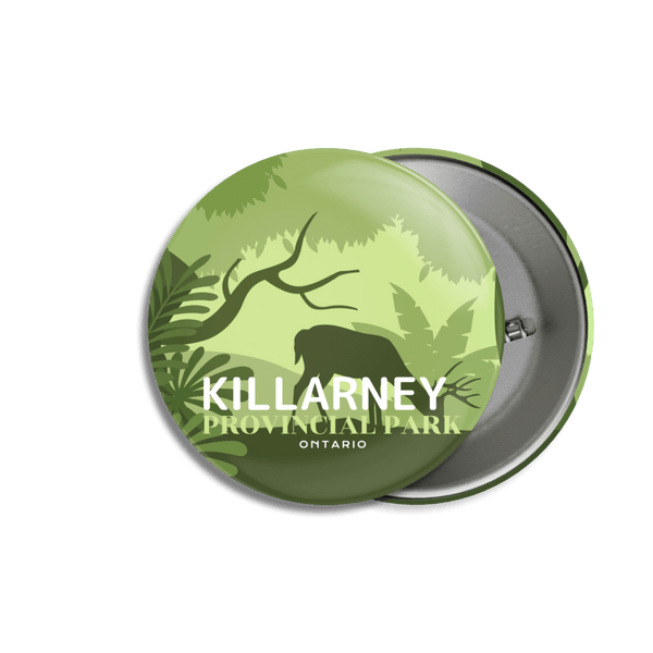 Killarney Provincial Park of Ontario Pinback Button - Canada Untamed