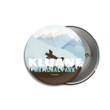 Load image into Gallery viewer, Kluane National Park of Canada Pinback Button - Canada Untamed
