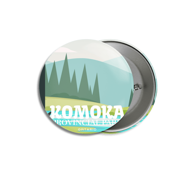 Komoka Provincial Park of Ontario Pinback Button - Canada Untamed
