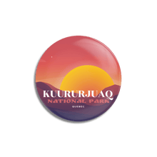 Load image into Gallery viewer, Kuururjuaq National Park of Quebec Pinback Button - Canada Untamed
